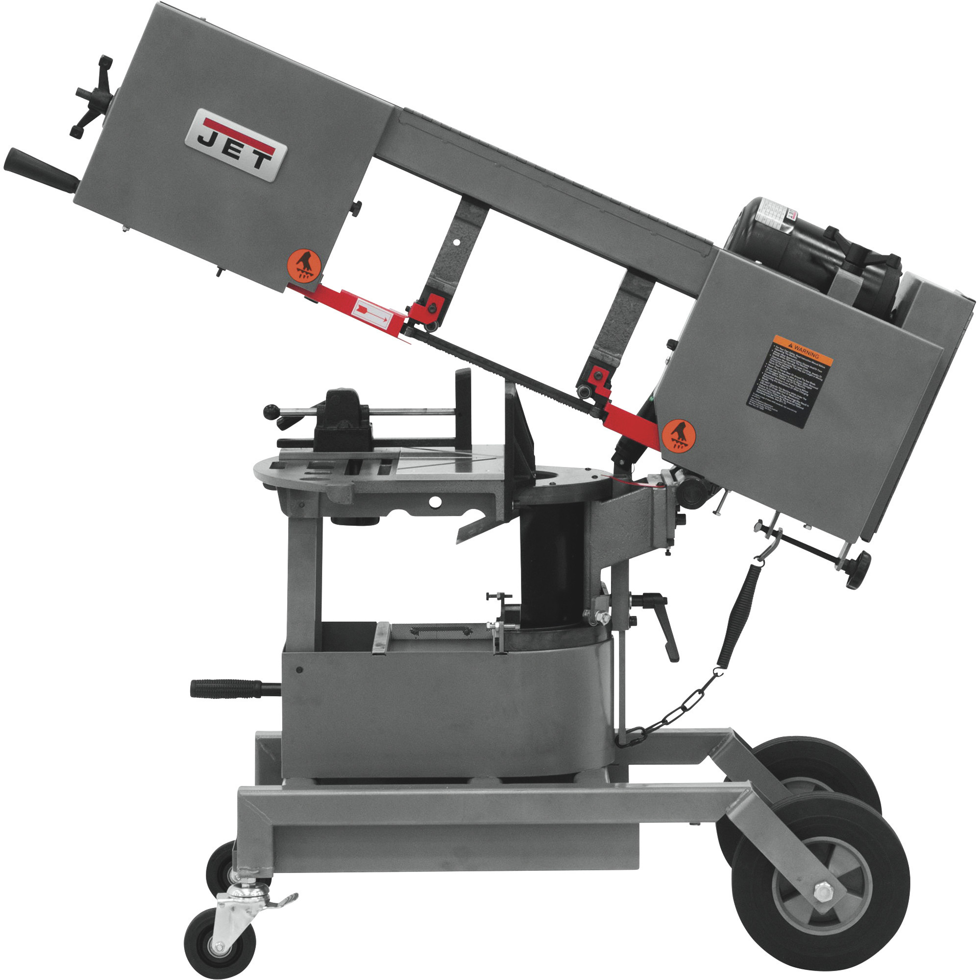 JET Portable Dual Miter Band Saw, 3/4 HP, 115/230 Volt, Model# HVBS-8-DMW